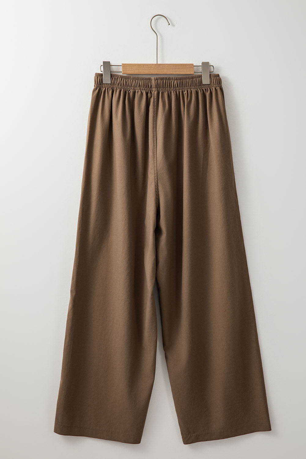 WW | Palm Cotton Linen Wide Leg Trousers For Women