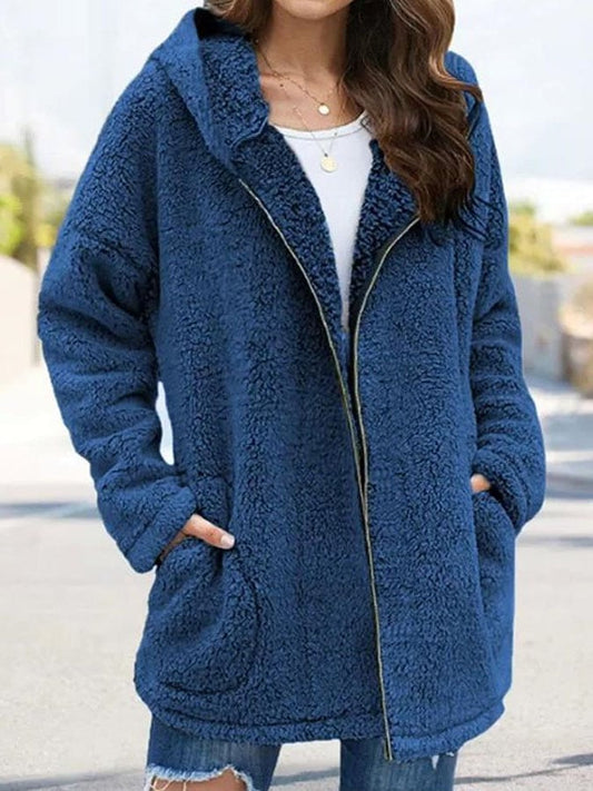WW | Langarm Einfarbige Freizeitjacke