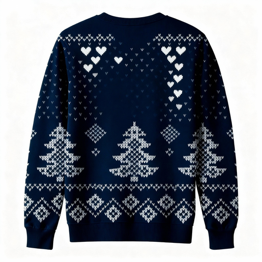 WW | Softesten Unisex Lustige Weihnachtsmuster Pullover - Hässlicher Ferienparty-Jumper