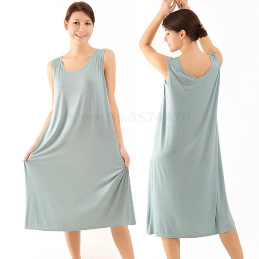 WW | Sleeveless Nightdress Soft Material