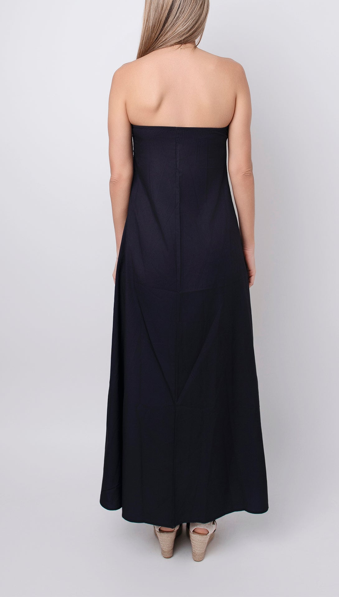 Paula - Printed off-the-shoulder dress