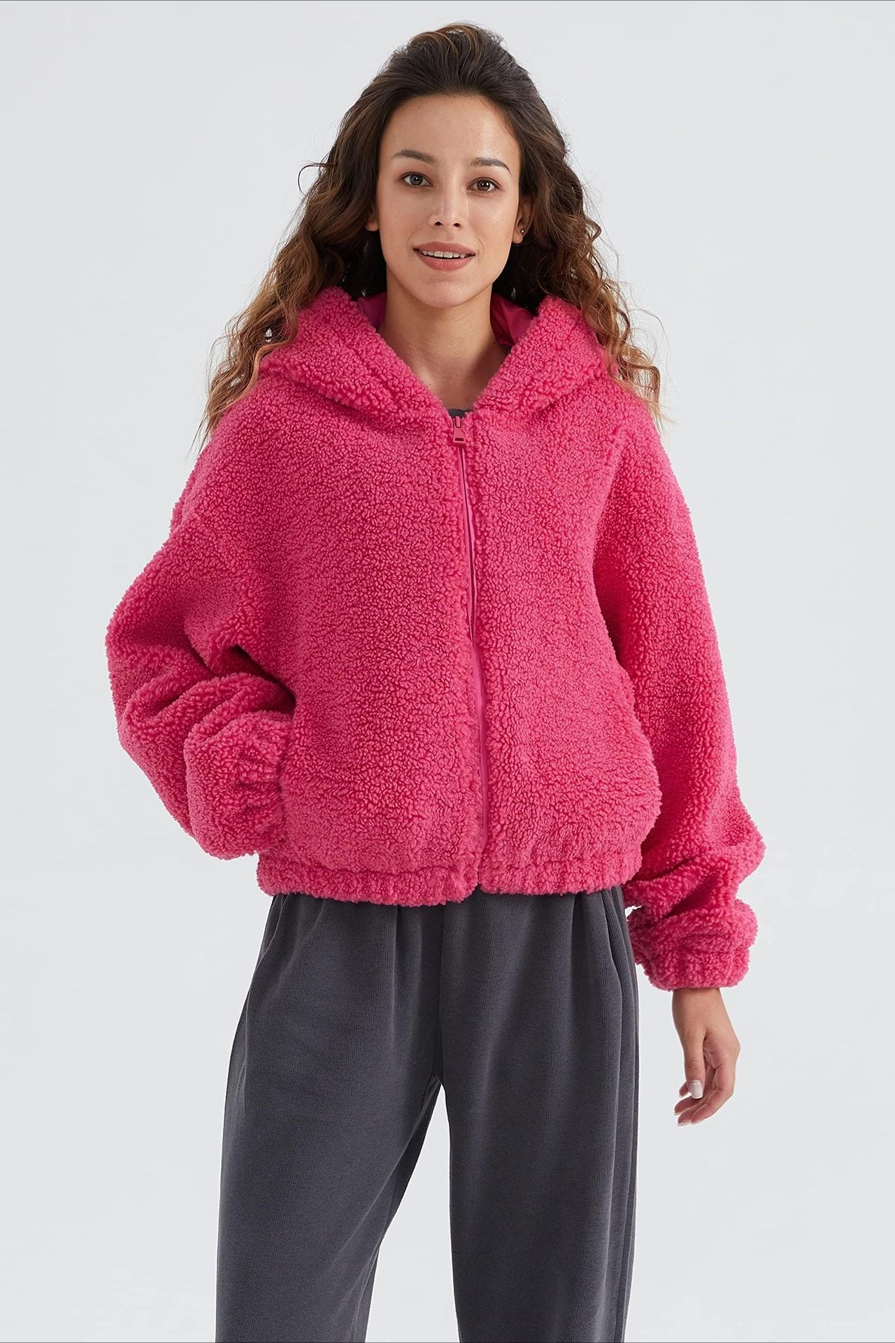 WW | Hooded Zip Short Jacket
