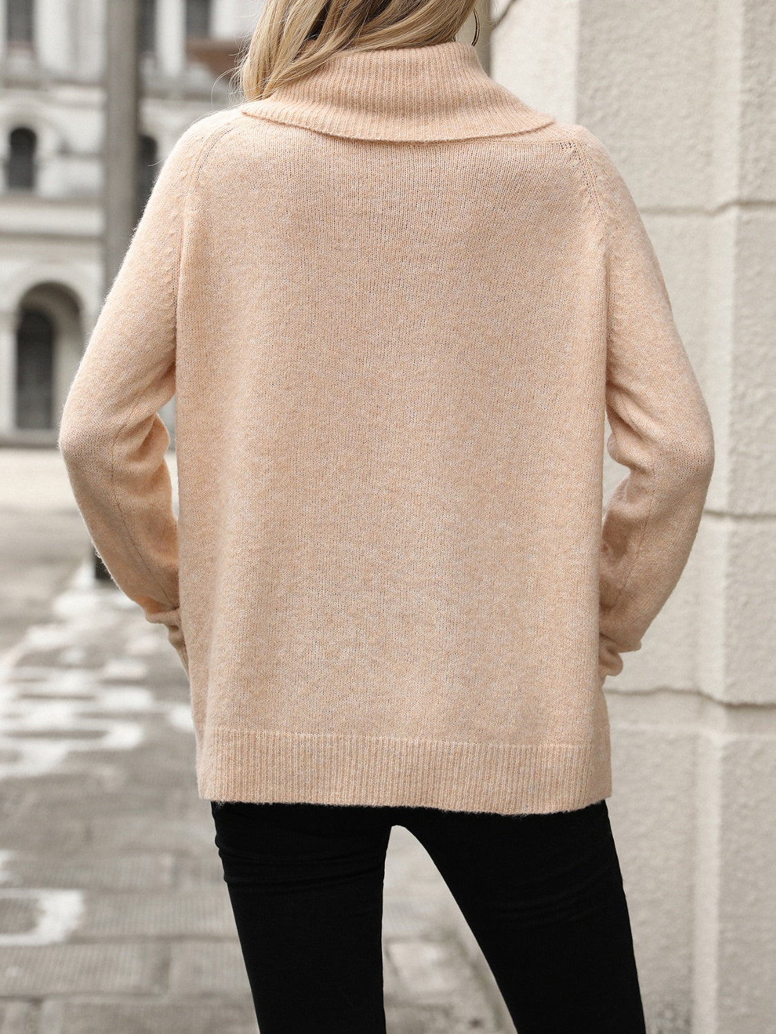 WW | Pullover für Frauen aus Wolle mit Rollkragen