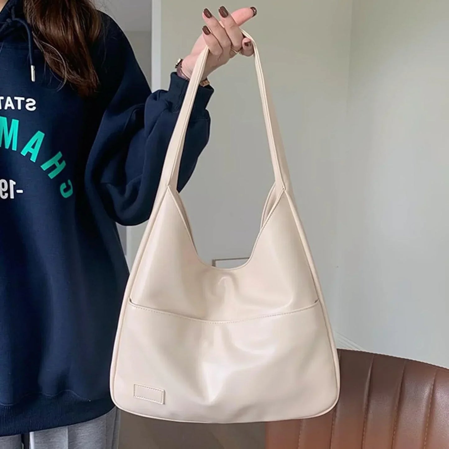 WW | Vegane Leder Hobo Tasche - Stilvoll und Nachhaltig für Damen