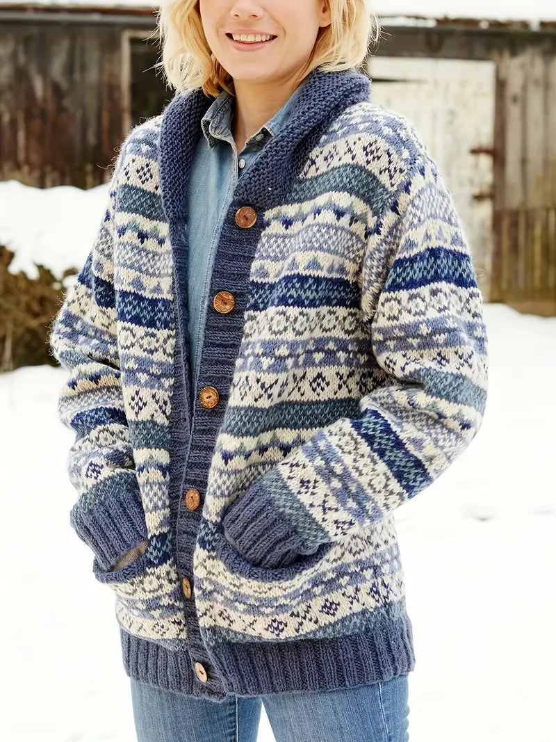 WW | Streifenmuster-Cardigan