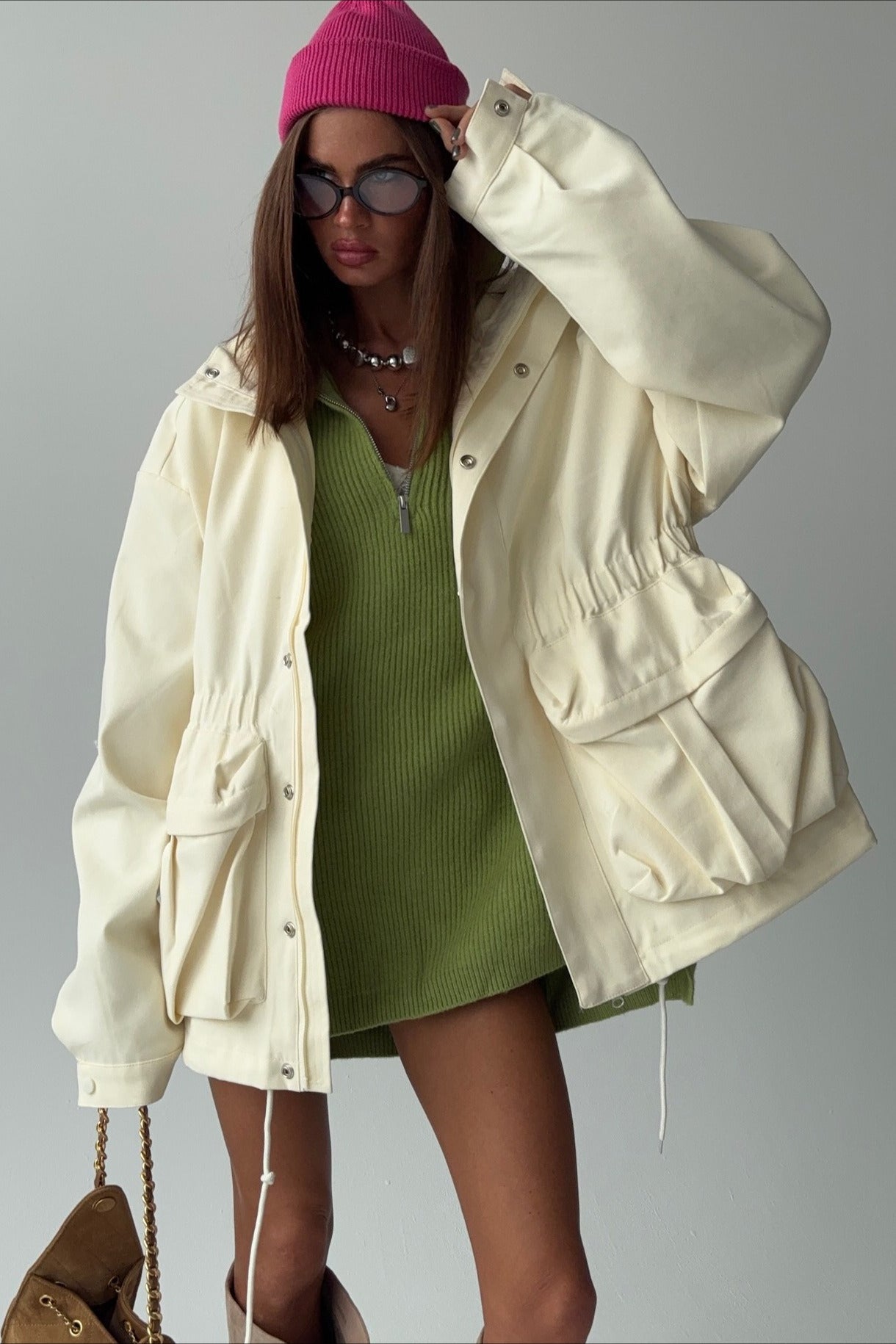 WW | Waist Utility Pocket Jacket
