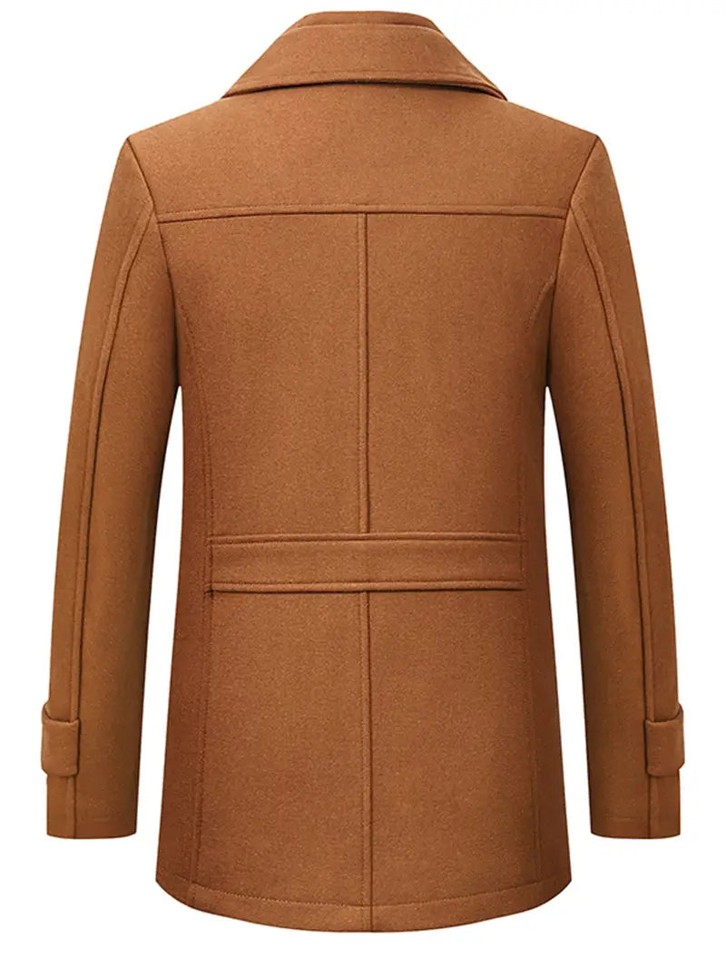WW | Eleganter Langer Trenchcoat Für Herren