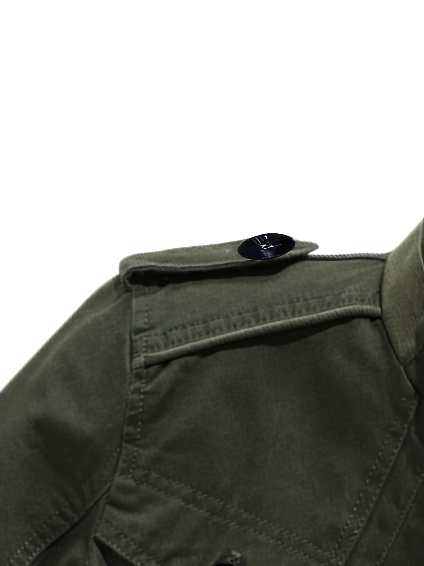 WW | Übergangsjacke mit Stehkragen - Leichte Freizeitjacke mit Knöpfen & Reißverschluss, Windbreaker im Military-Stil