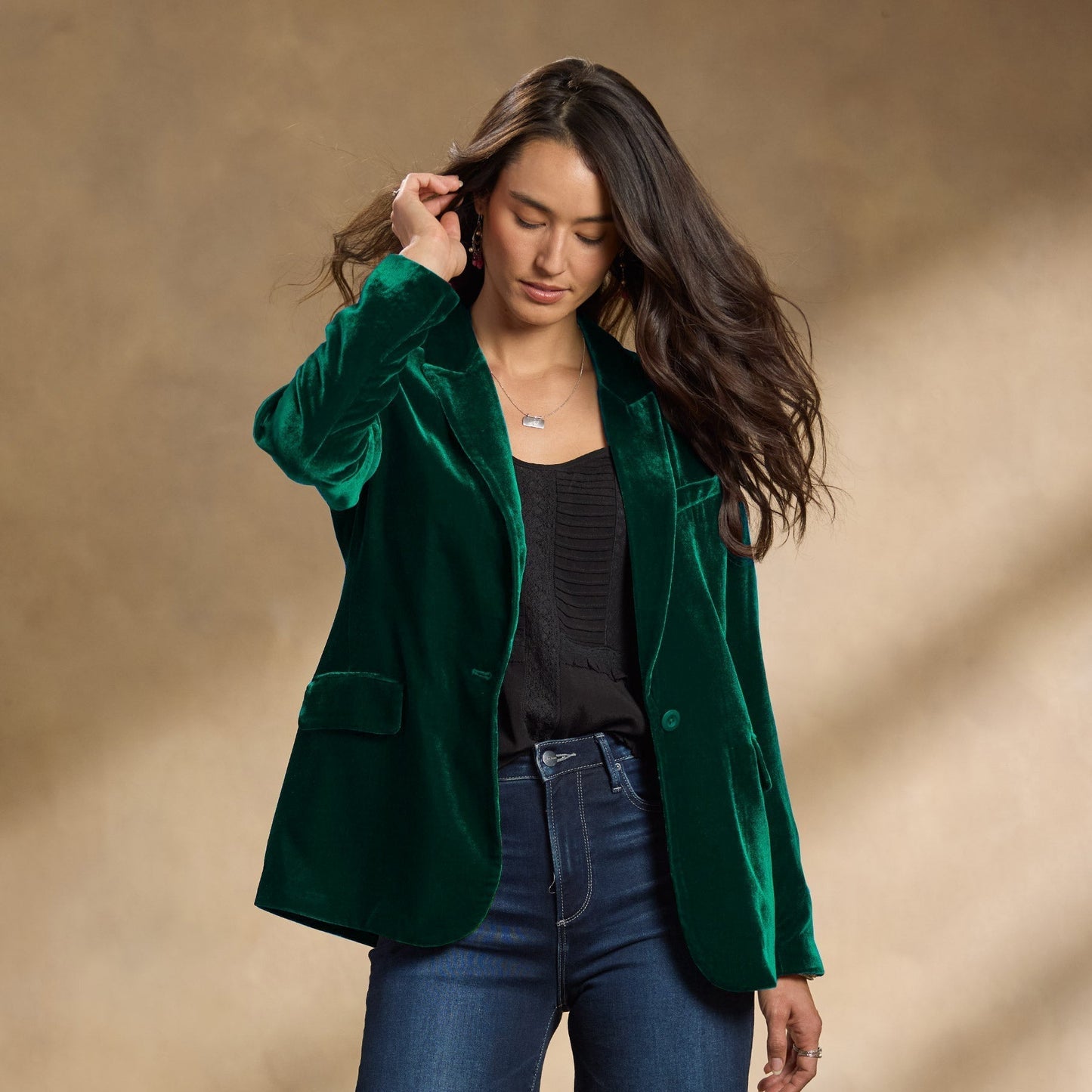 WW | Embroidered Velvet Autumn Jacket