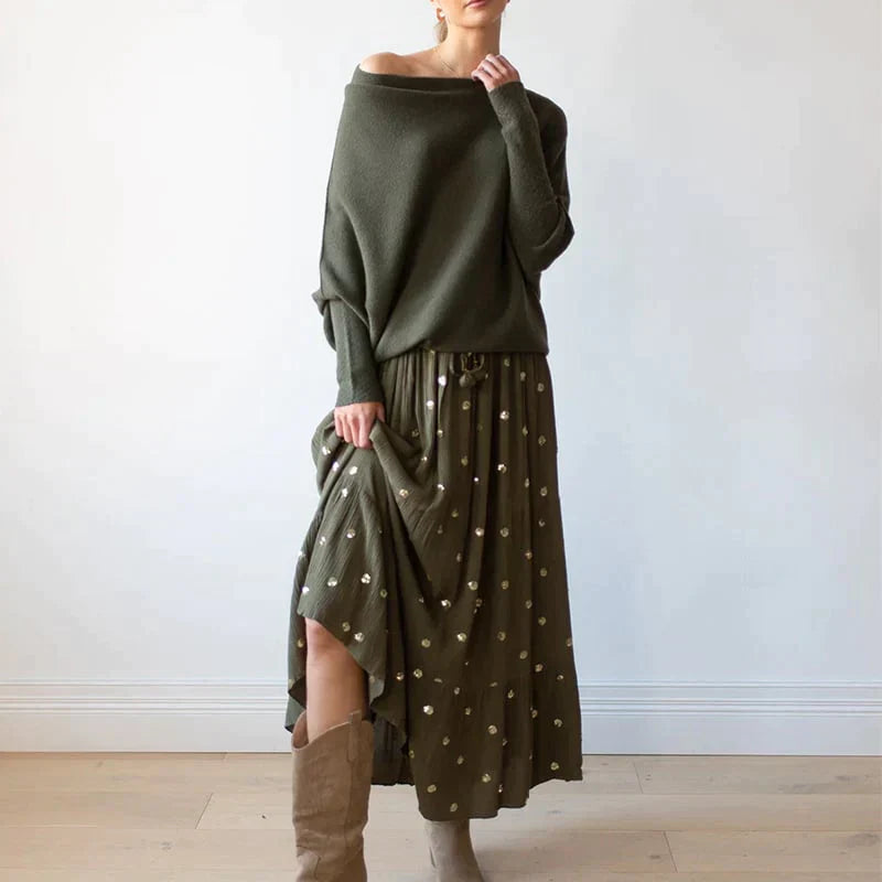 Via™ - Asymmetrisch drapierter Pullover
