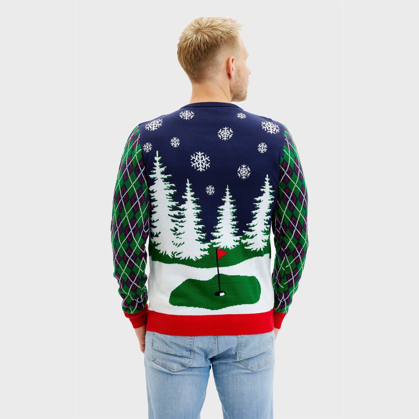 WW | Ho Ho Hole In One Weihnachts-Pullover - Herren