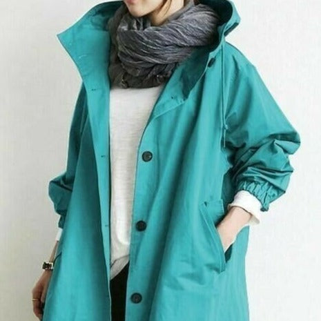 WW | Hooded Rain Jacket - Waterproof - Oversized Windbreaker