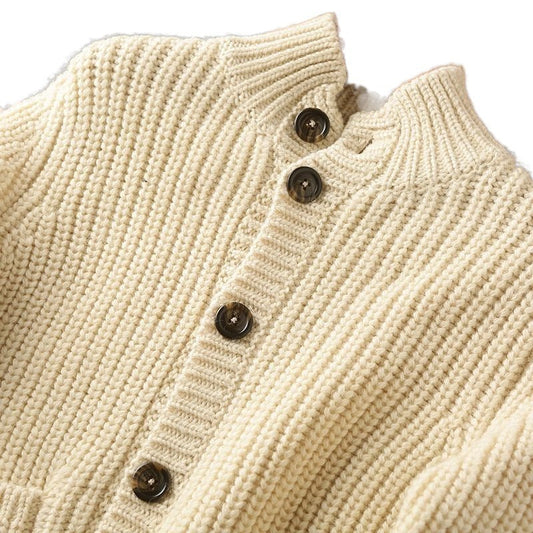 WW | Strickpullover mit Knopfverschluss für Herren