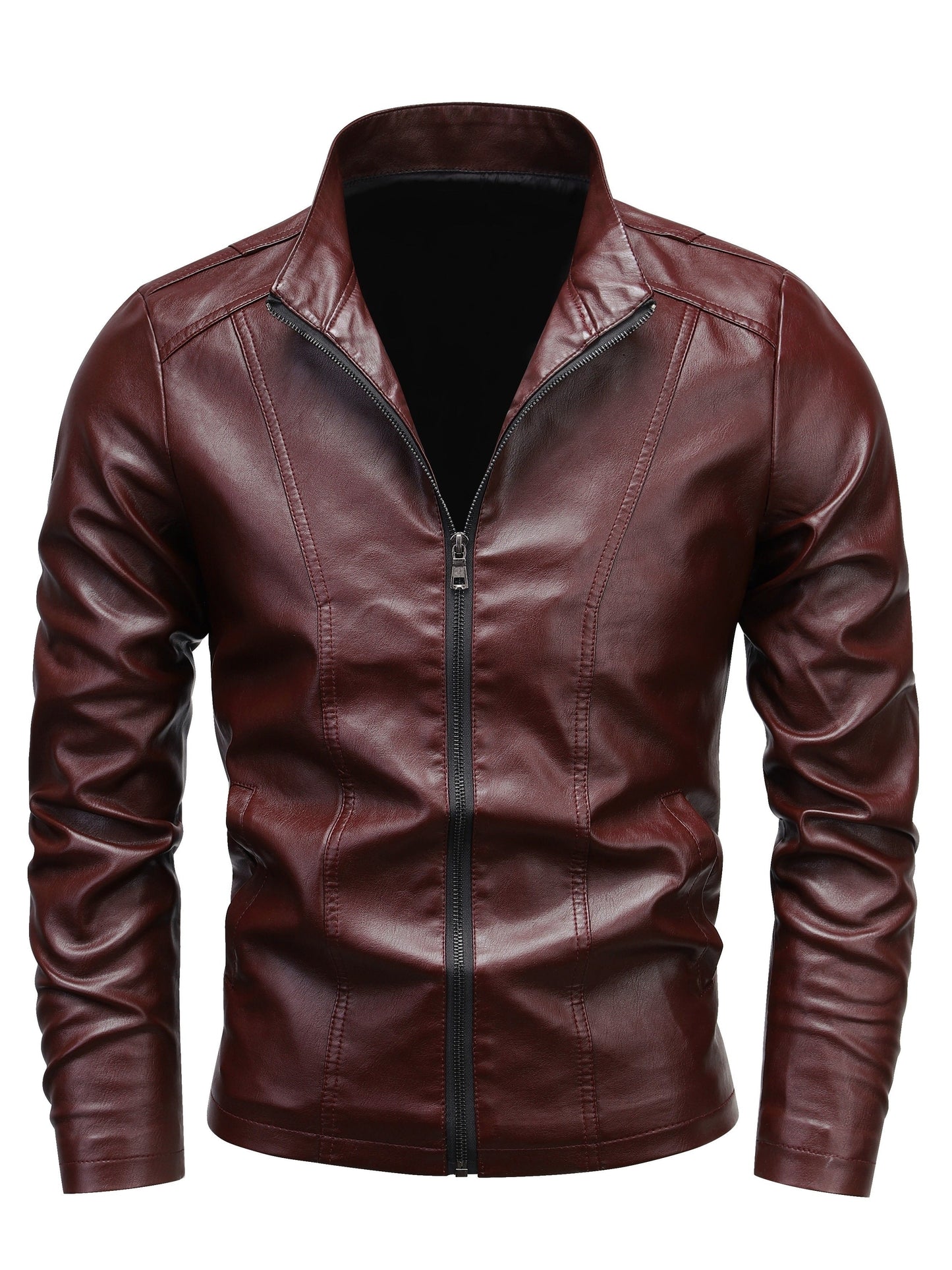 WW | Stylische Lederjacke Im Modernen Look