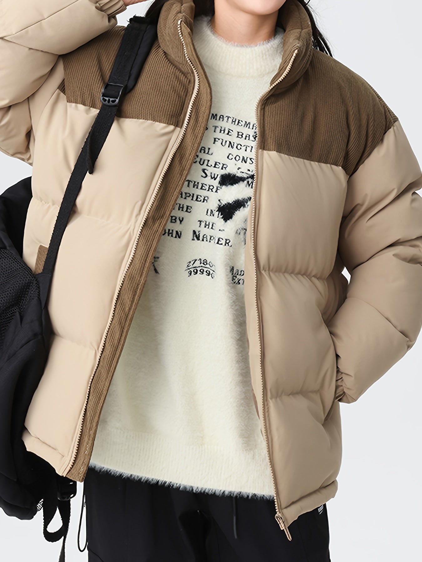WW | Men's Stand-Up Collar Winter Sweater - Ideal for Fall/Winter