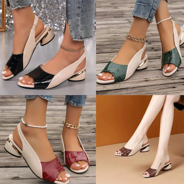 Leonie | Comfortable Block Heel Sandal
