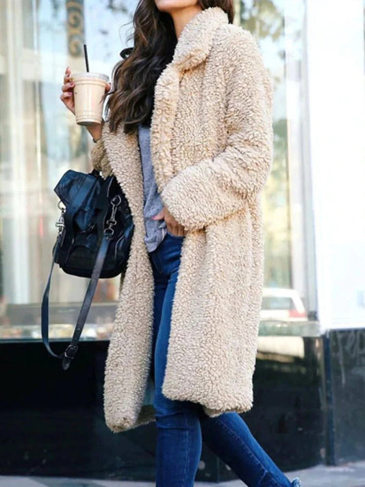 WW | Elegant Plush Coat for Women