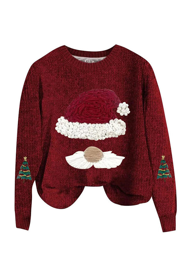 WW | Lockere Passform Weihnachtsstrickpullover