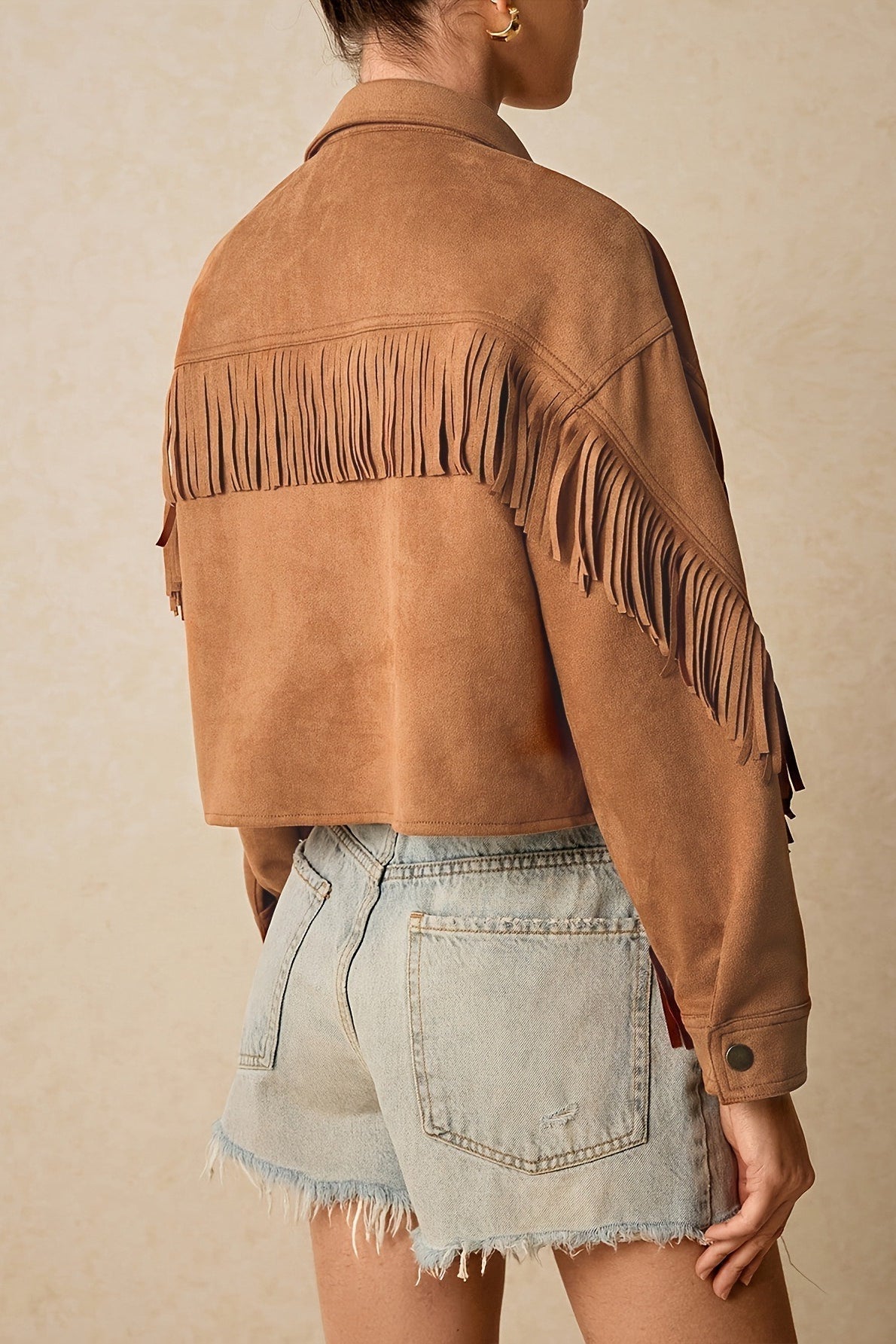 WW | Trim Drop Shoulder Casual Jacke