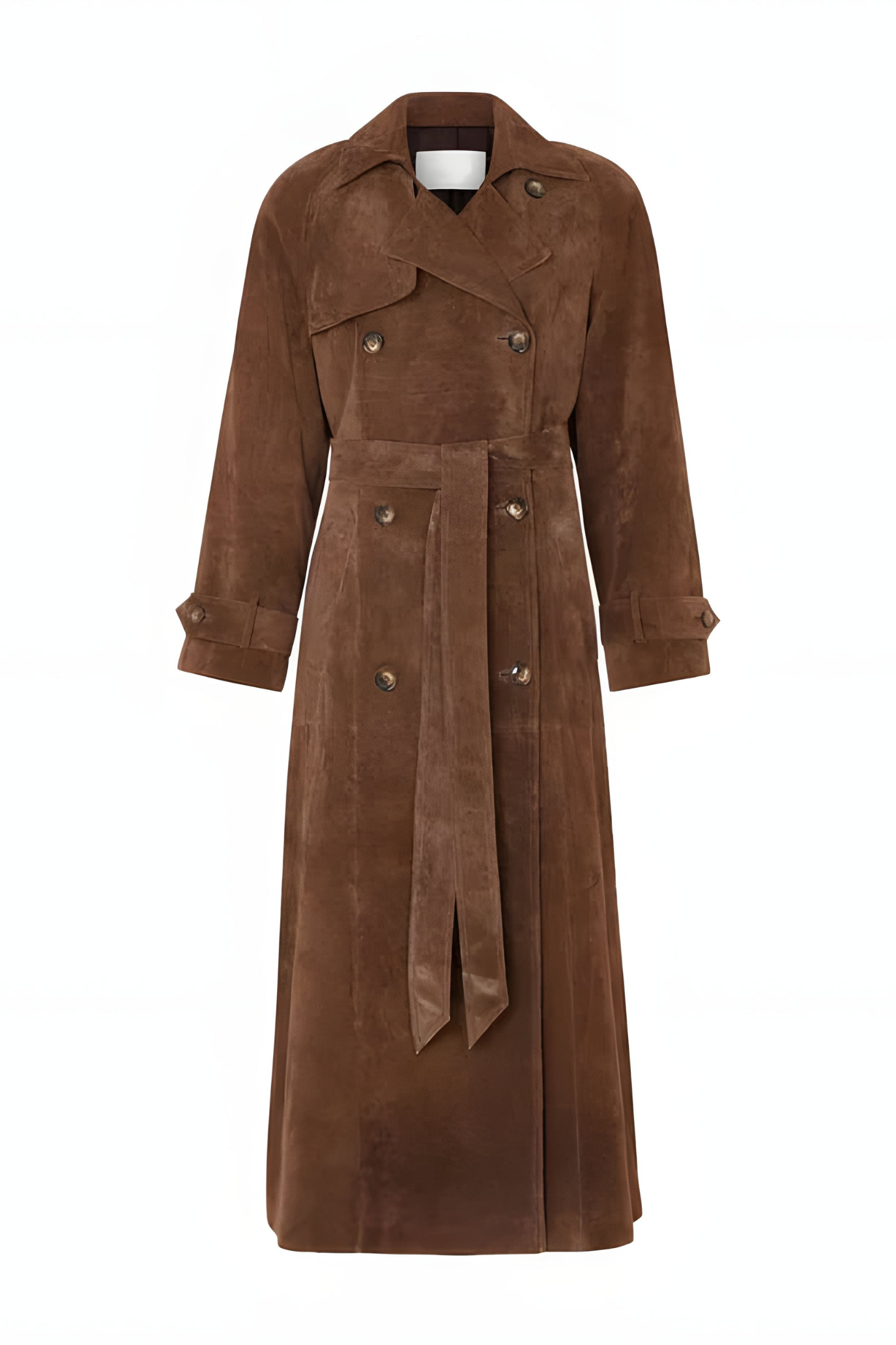 Veronica | Elegant Suede Trench Coat