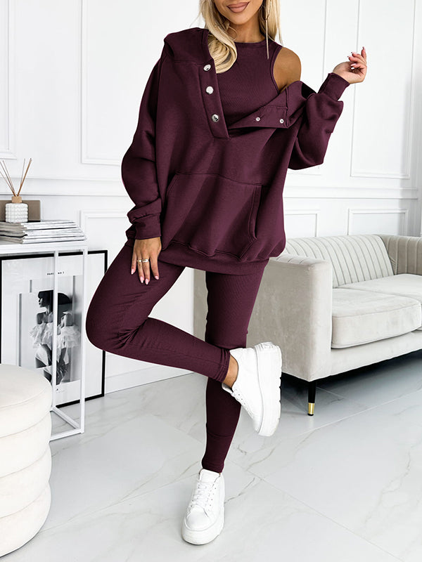 WW | Lässiger und bequemer Sweatshirtanzug