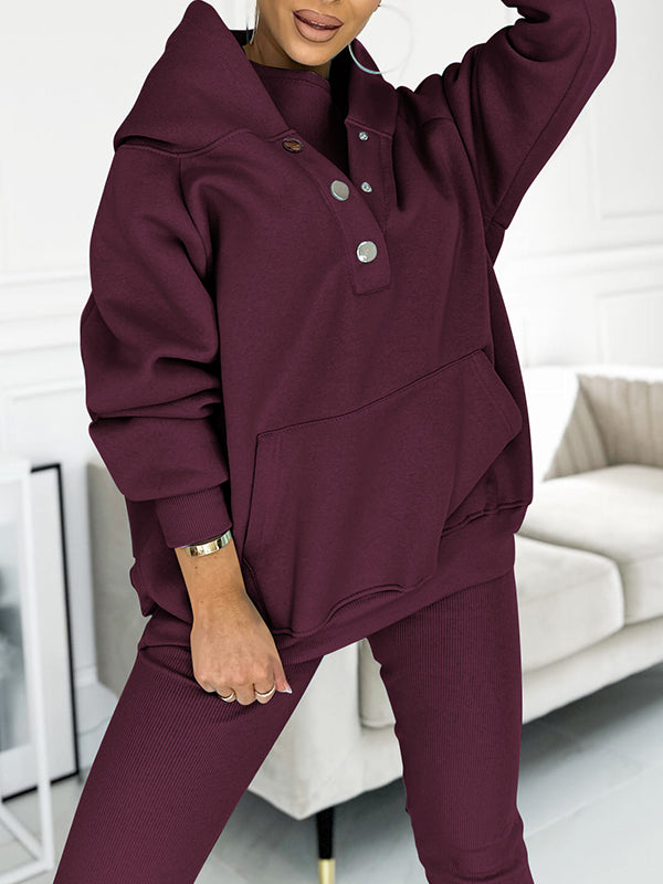 WW | Lässiger und bequemer Sweatshirtanzug