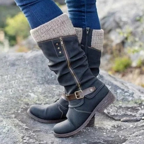 WW | Knee-High Buckle Boots