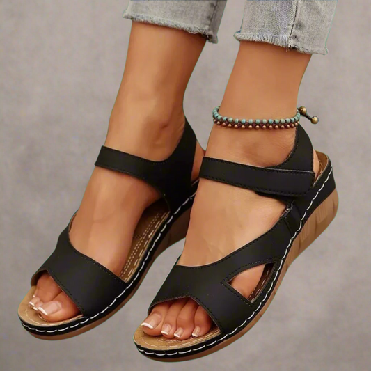 Tine™ | Handcrafted Wedge Sandals Made from Premium Material