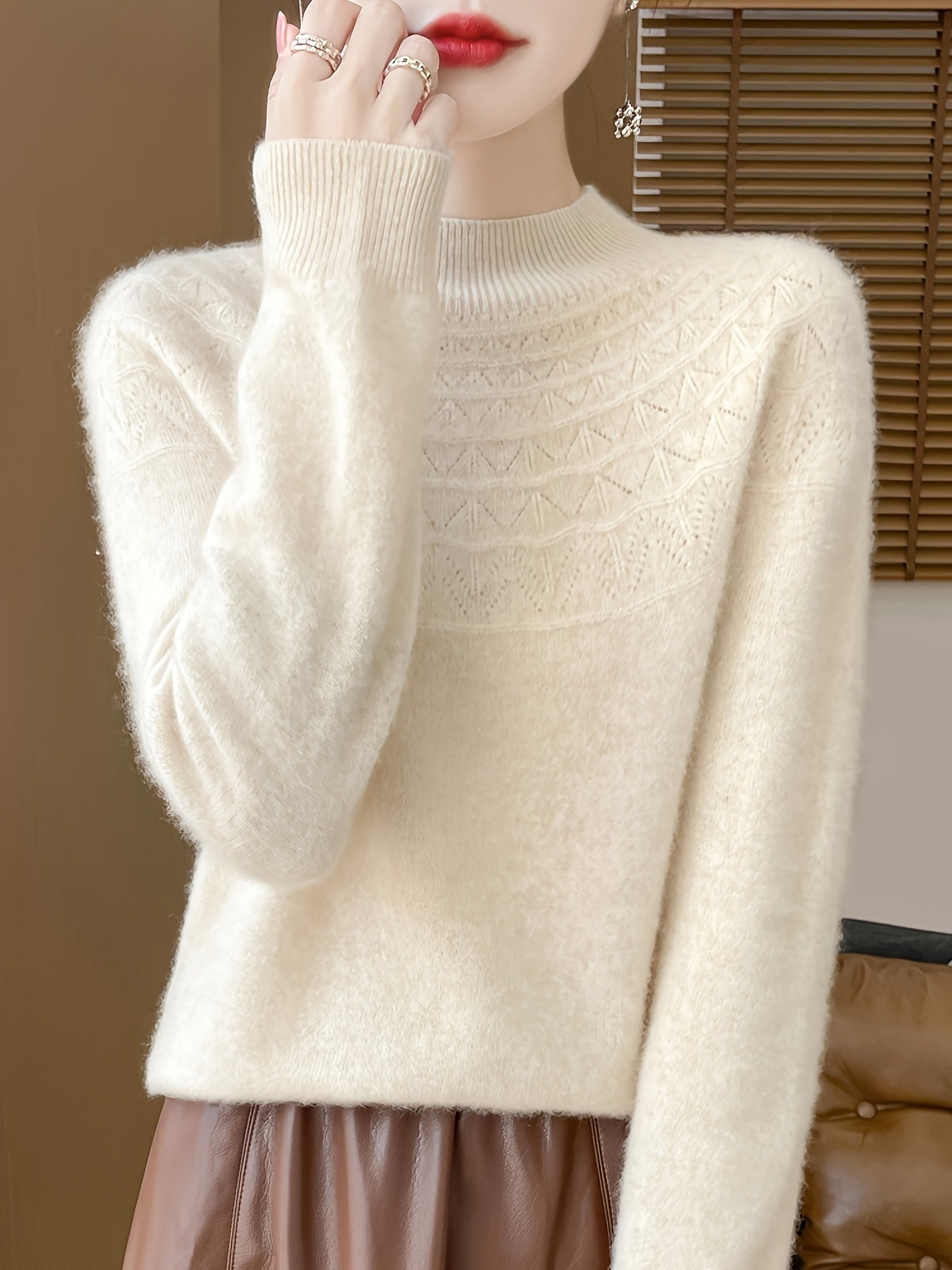 WW | Wollstrickpullover Pullover Damen - Für den Alltag