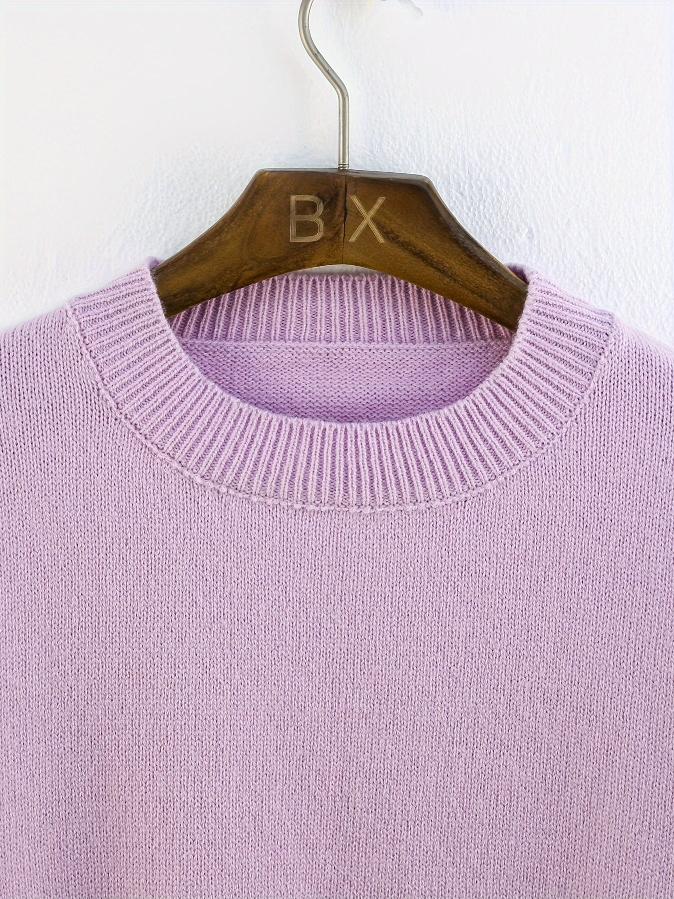 WW | Oversize Strickpullover mit Rundhalsausschnitt – Weich & stylisch für kalte Tage