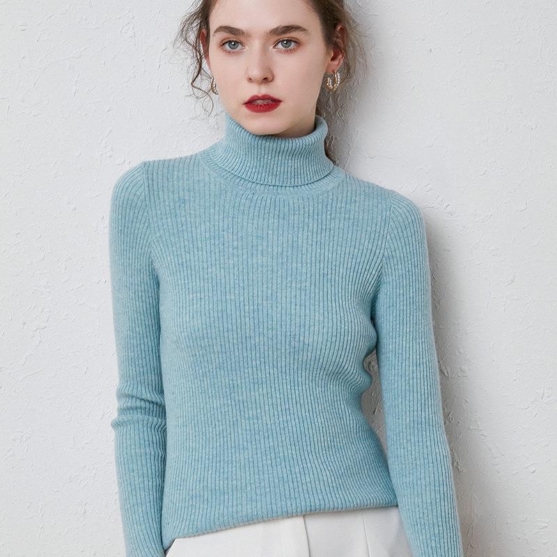 WW | Premium-Wollrollkragenpullover für Frauen