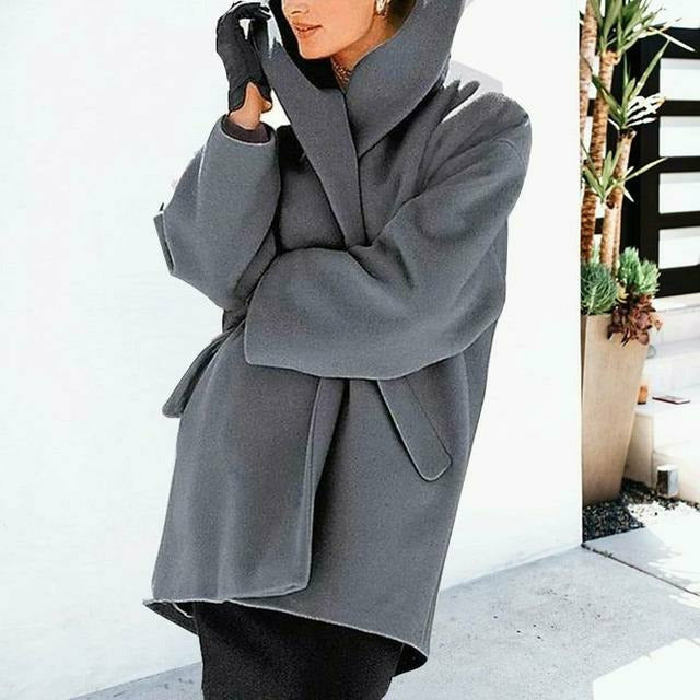 WW | Loose jacket in a solid color