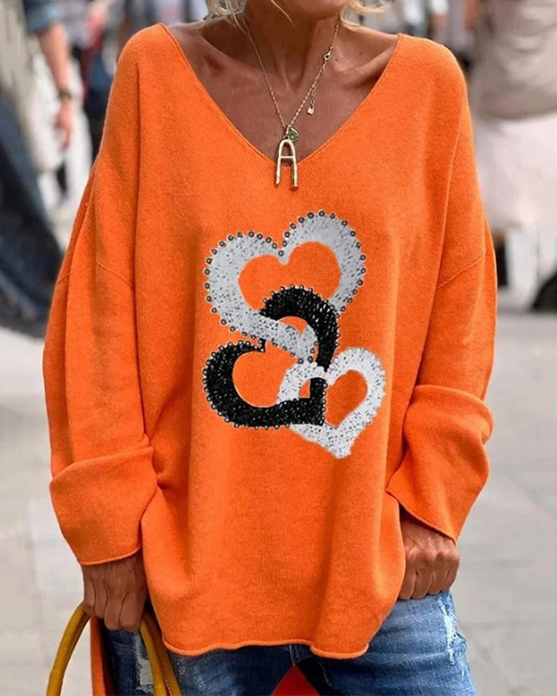 WW | Trendiger bequemer Pullover für Frauen