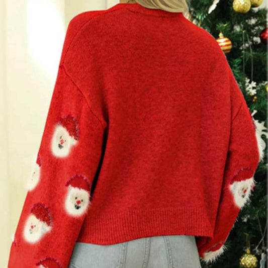 WW | Modischer Weihnachtsstrickpullover für Damen