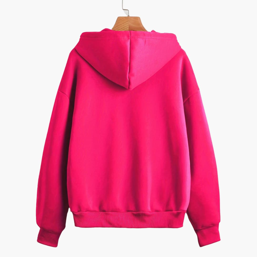 WW | Women's Plain Zip-Up Hoodie