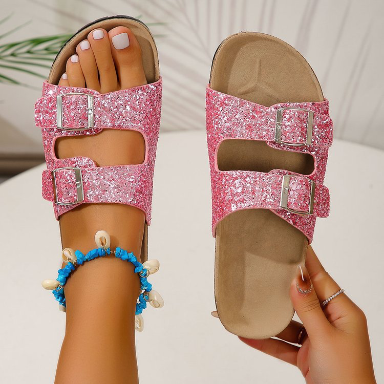 W&W - Glitzersandalen