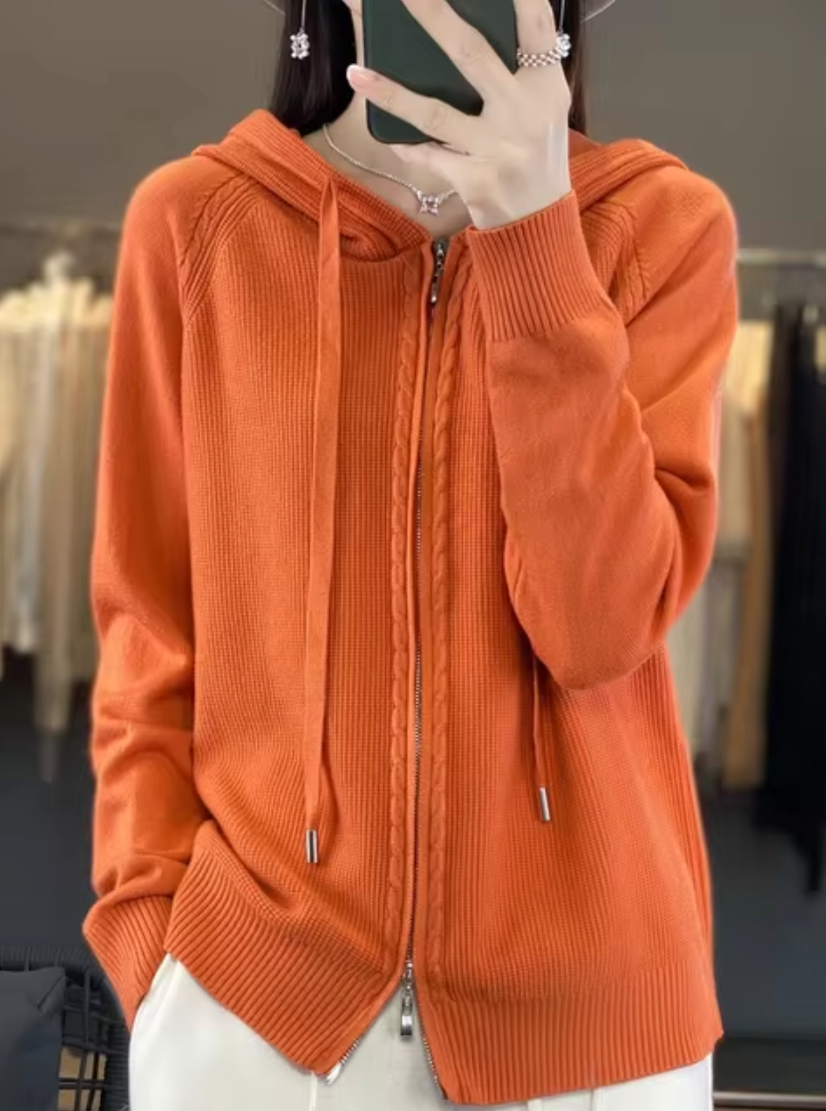 WW | Cardigan with hood