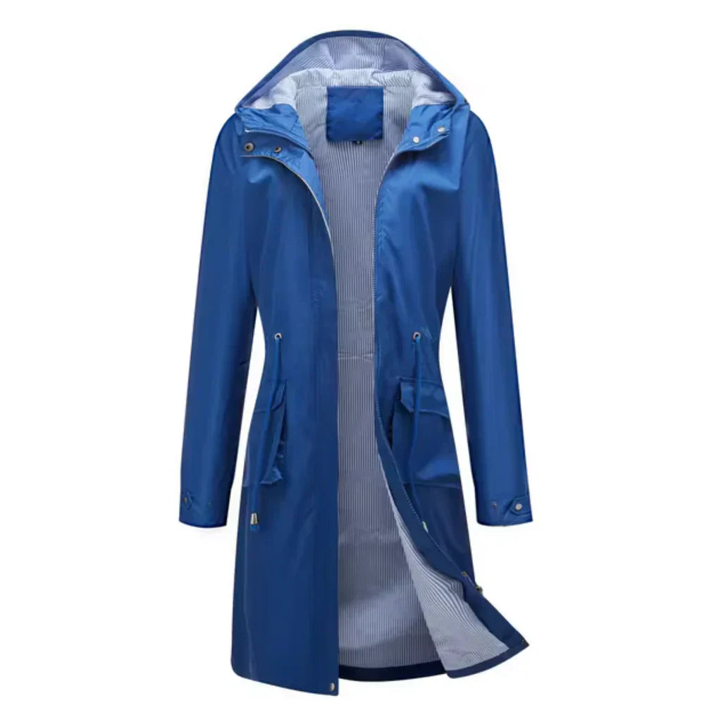WW | Hood Long Model Water-Repellent Adjustable Waist Pockets