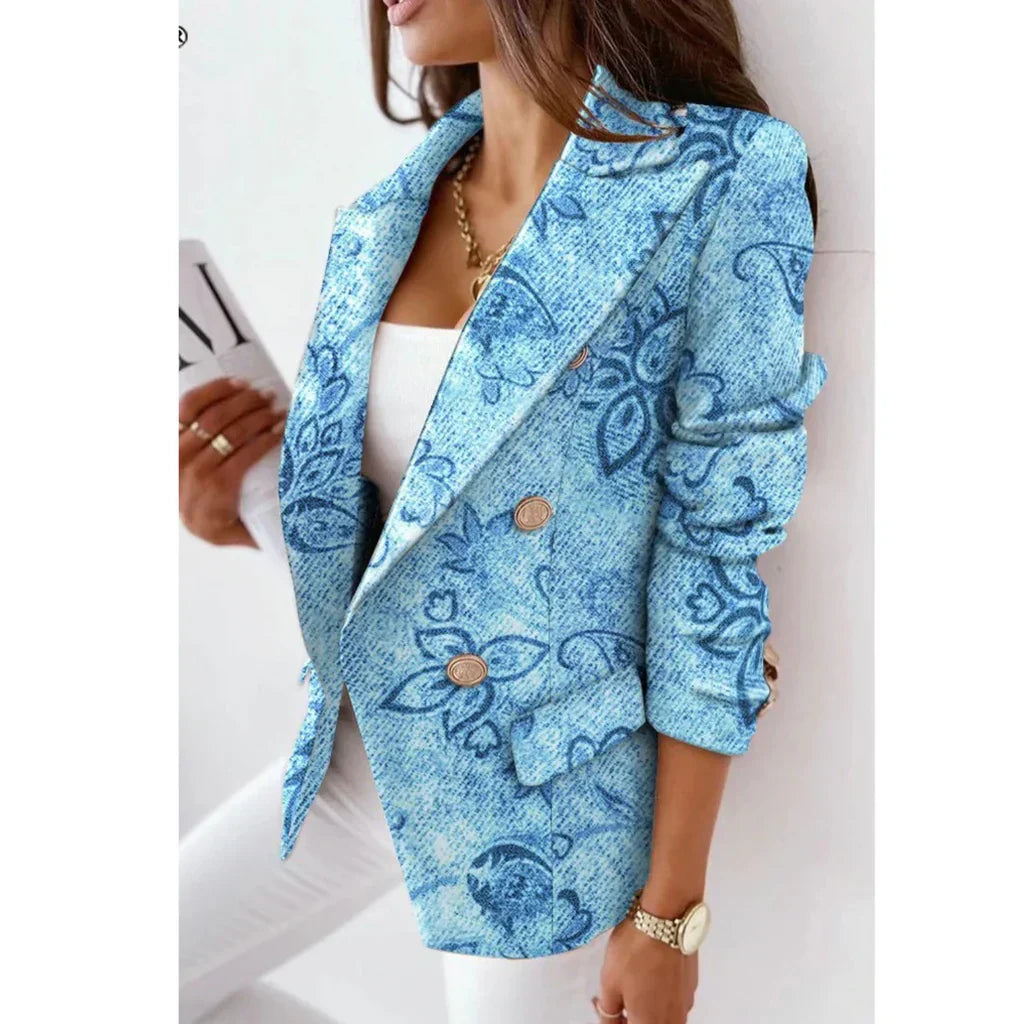 WW | Women's Blazer with Reversible Collar