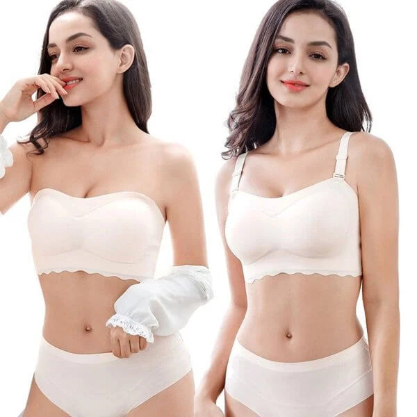 WW | Seamless Push-Up Tube Bra for Effortless Support for Women