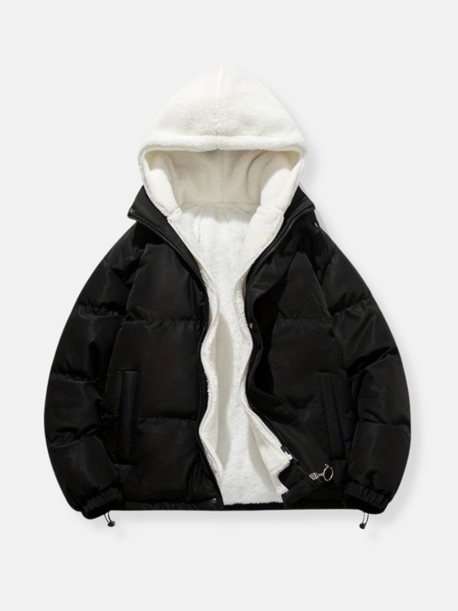 WW | Cozy Padded Coat with Faux Fur and Hood