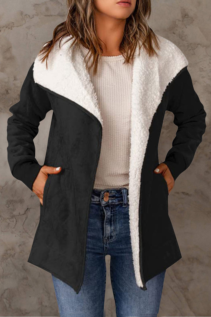 WW | Elegante langärmlige Daunenjacke mit tailliertem Schnitt