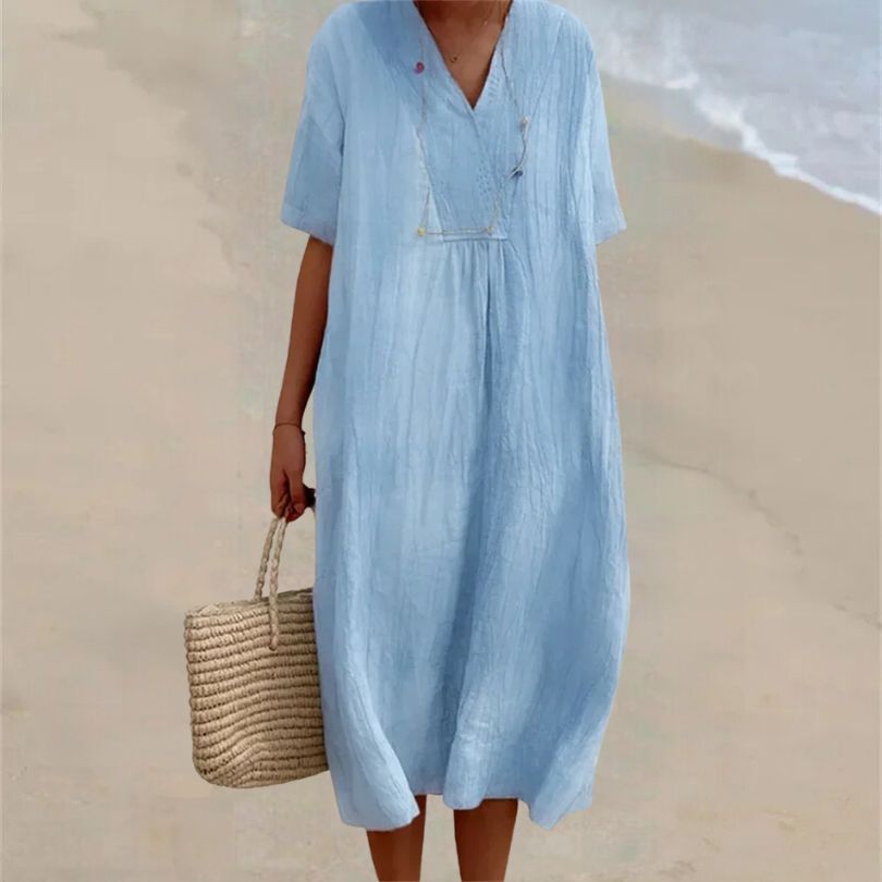 WW | Bequeme Kleid aus Leinen