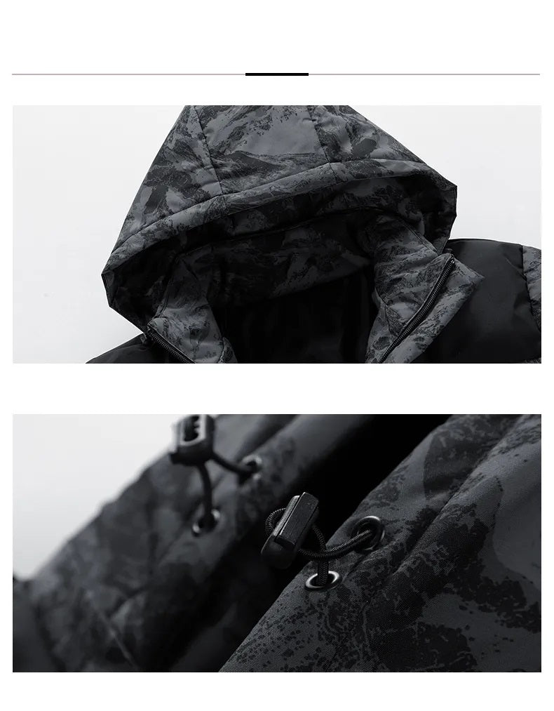 WW | Herren Daunenjacke mit Kapuze