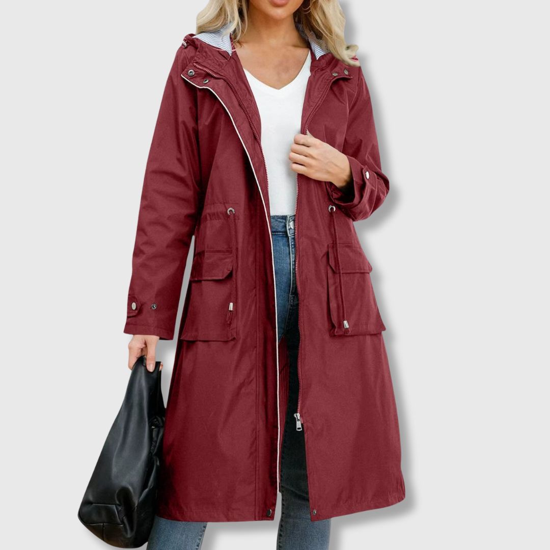 WW | Lange Alltagsjacke mit Kapuze
