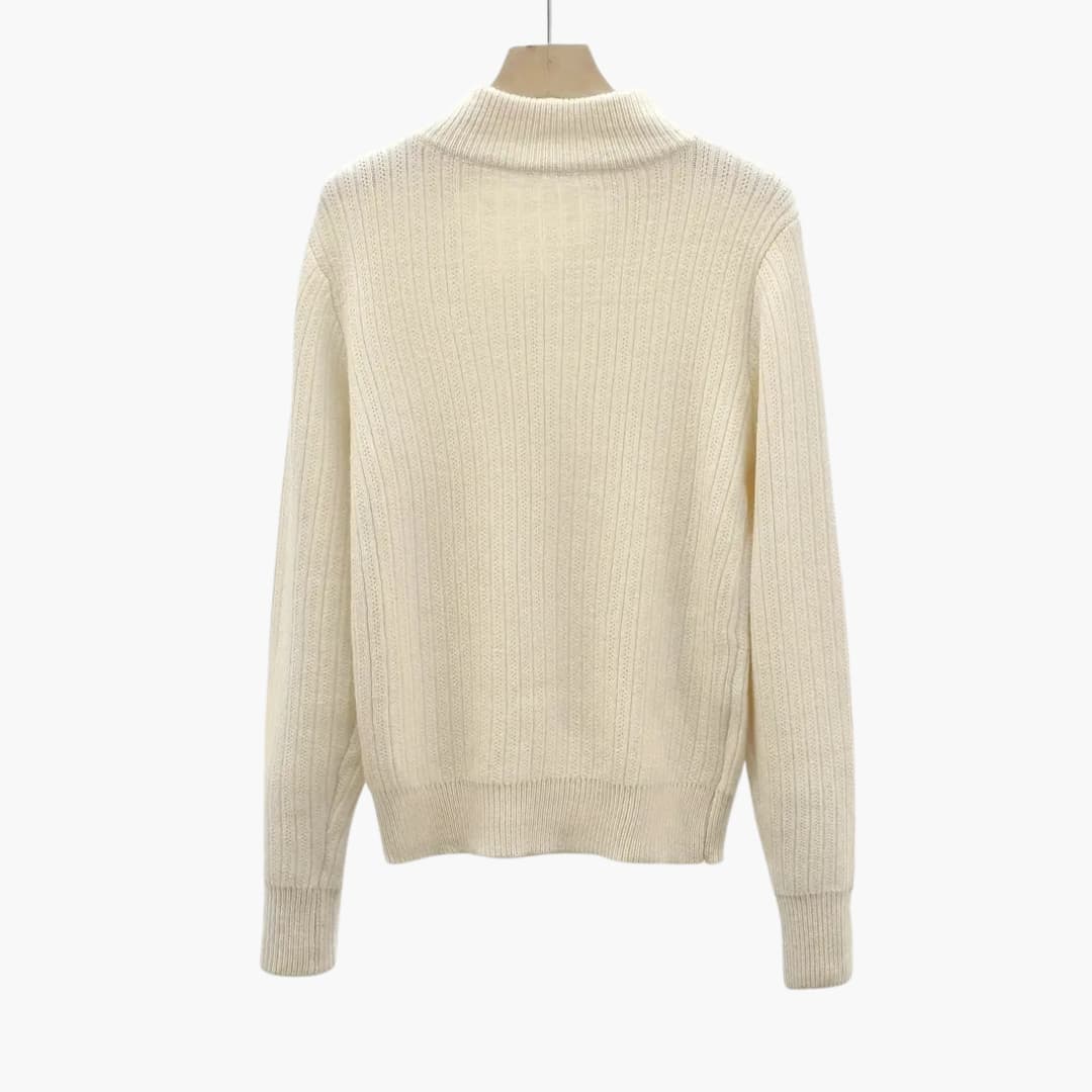 WW | Gemütlicher Pullover mit Mokkahals für Damen