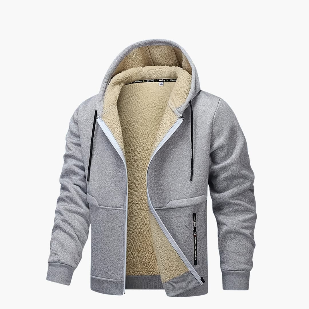 WW | Men's Cozy Fleece-Lined Hooded Jacket