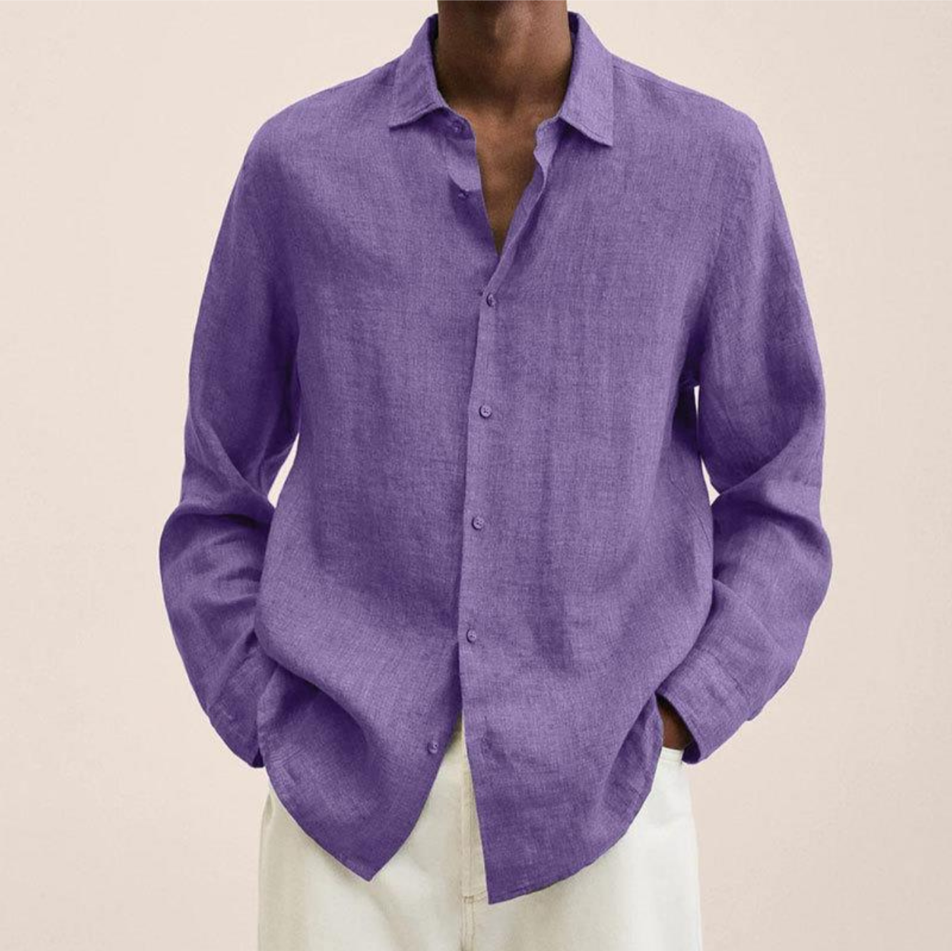 WW | Men's Long Linen Shirt