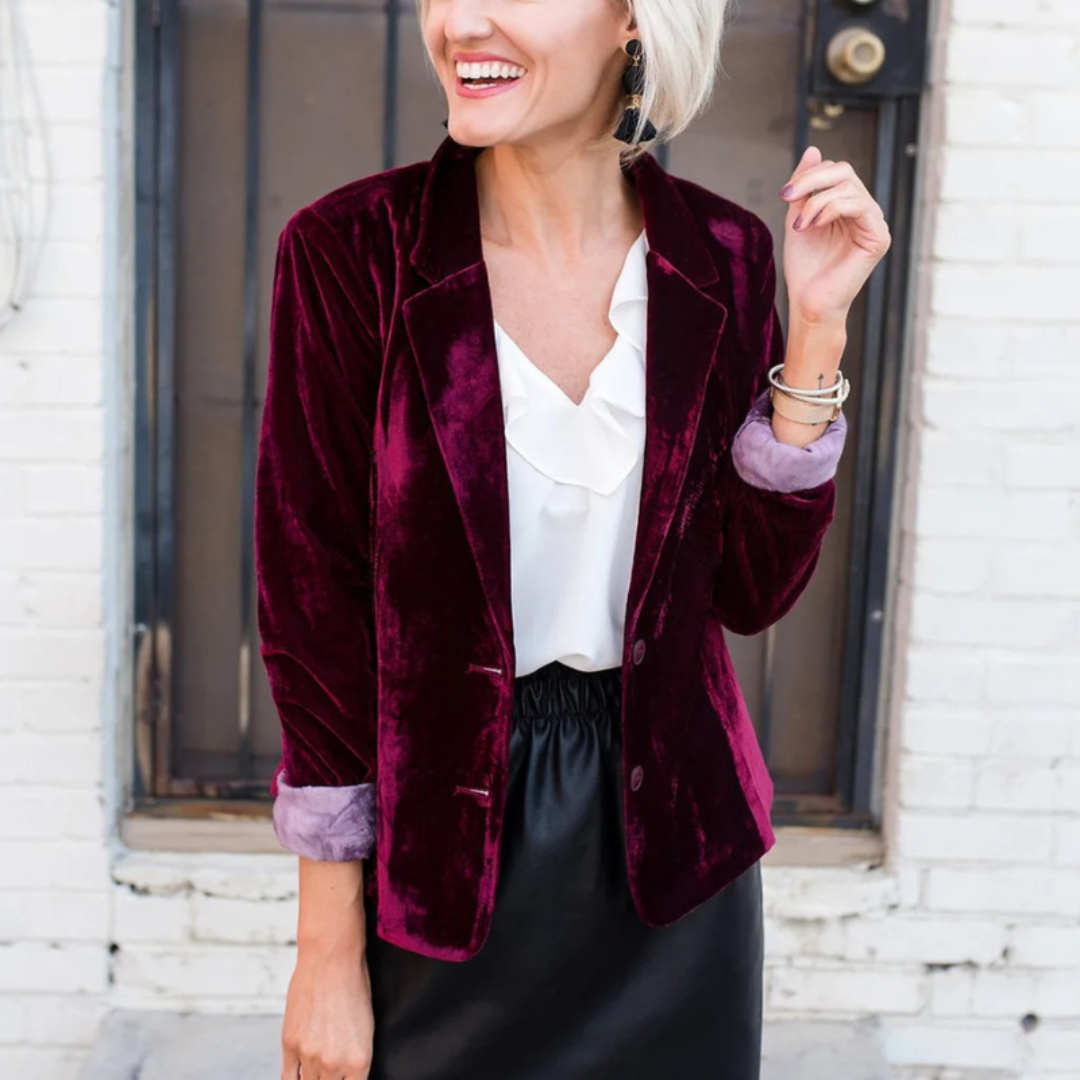 WW | Luxurious fabric Casual fit Single-breasted Elegant layering piece