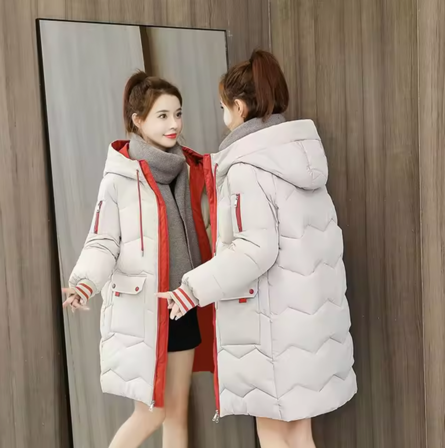 WW | Lange Parka Baumwolljacke